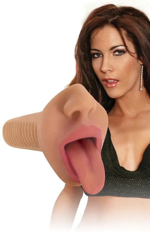 MistressSeleneVibratingMouthStroker-Tan