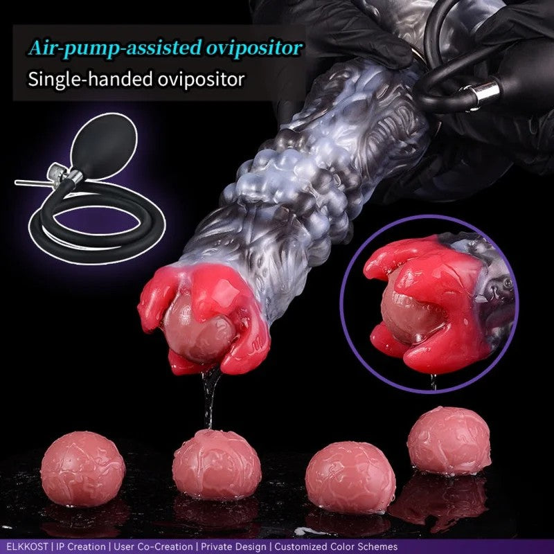 MonsterBudOvipositorDildo–VaginalAnalExpansionWomenMasturbatingSiliconeToy