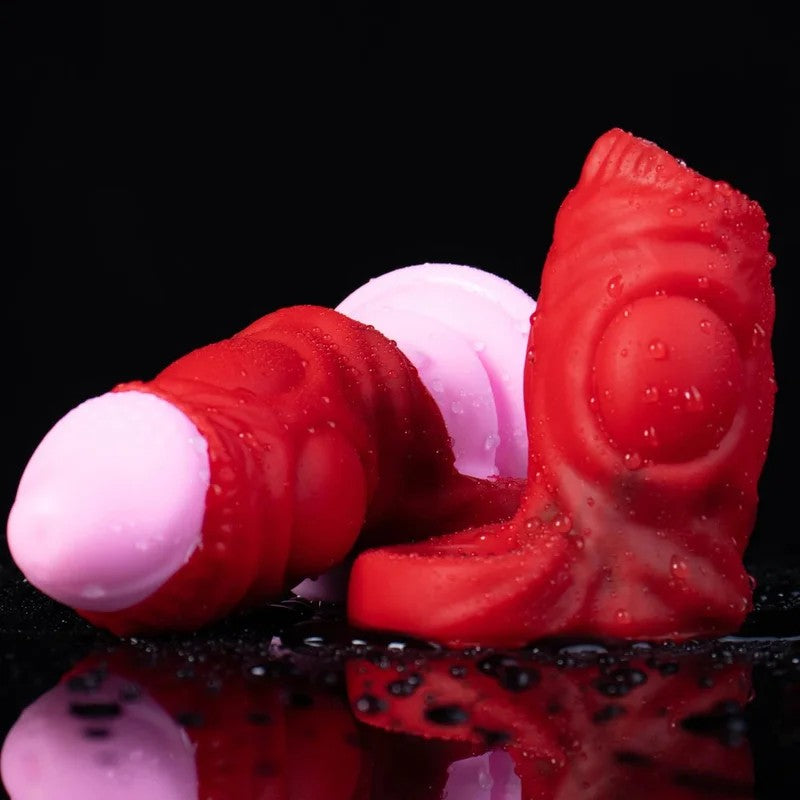 MonsterdildoDragonPenisSleeveEnlarger–SilliconeFantasyMenGayPeggingSexToys