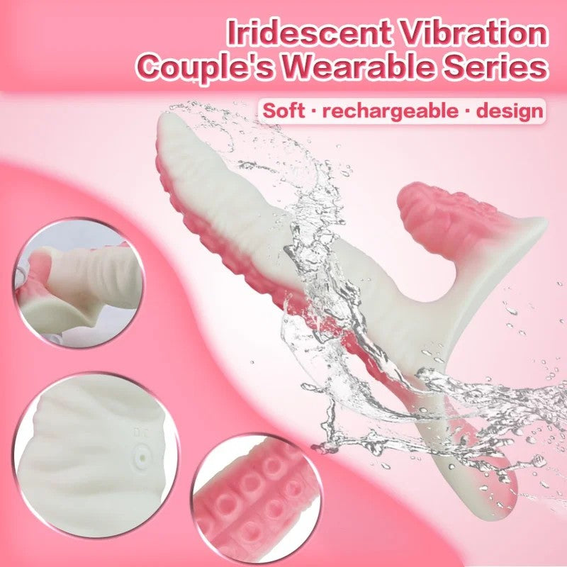 MonsterStrap-onVibratorTentacleDildo–LesbianSexSiliconeOrgasmicMassageToy